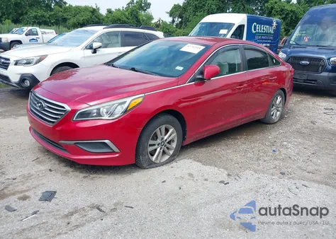 2017 Hyundai Sonata Se из США, поврежденный, VIN 5NPE24AF9HH491497